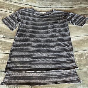 Gilded Intent Size: M Grey Stripes